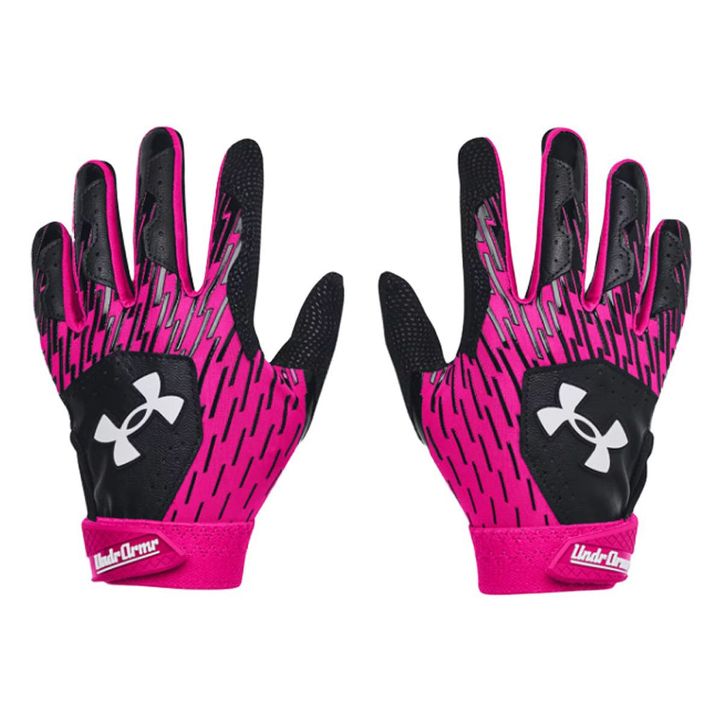 Guanteletas Beisbol Under Armour Clean Up Negro Rosa 3 a 6 años
