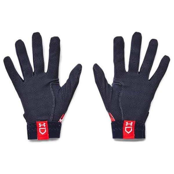 Guanteletas Beisbol Under Armour Radar Novelty Blanco Rojo Dorado DAMA