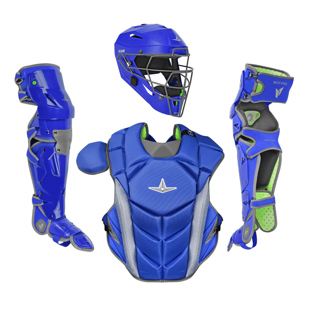 Equipo de catcher All Star MVP-PRO LT Large azul rey gris