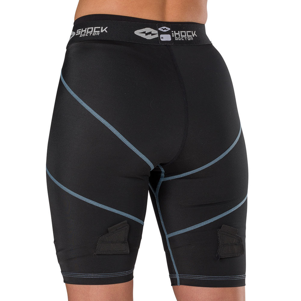 Short femenil puesto espalda