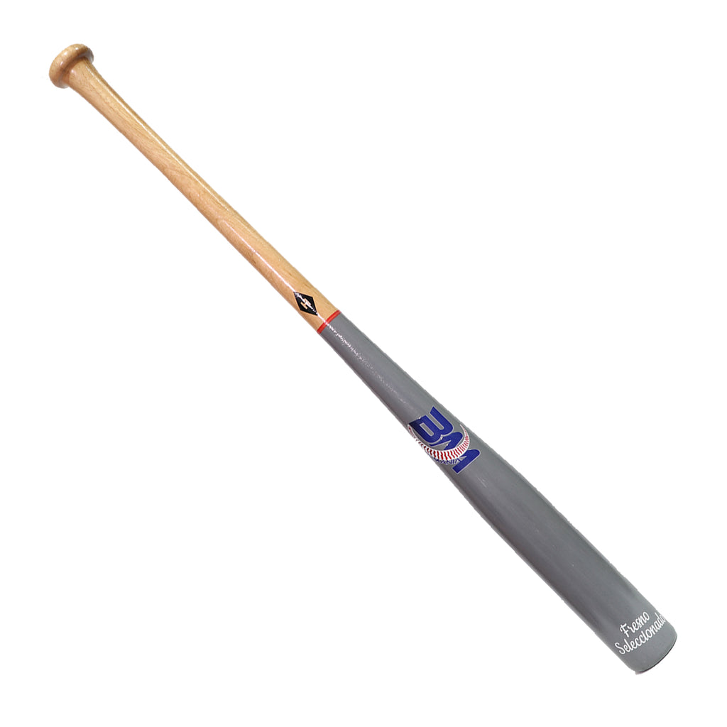 Bat Beisbol Madera Fresno Beisbolmania 33 In Natural Gris Adulto