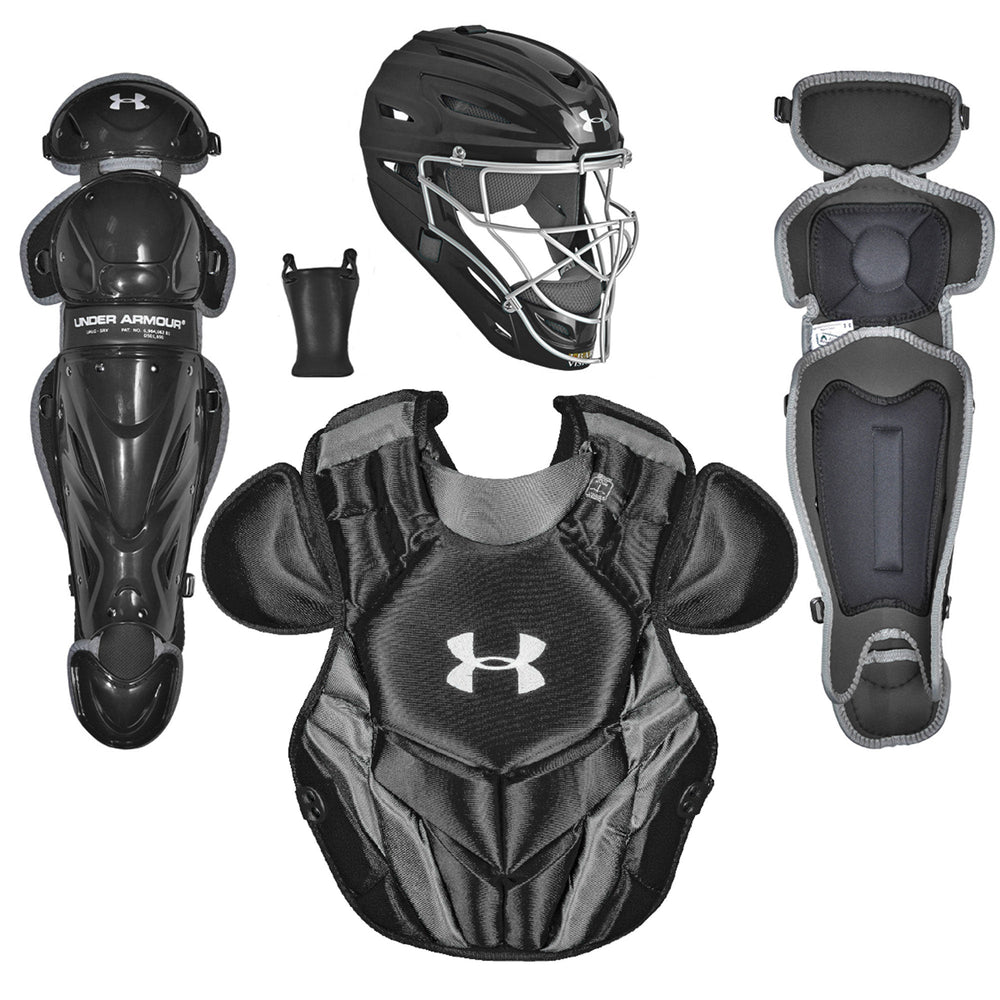 Arreos Equipo Catcher Beisbol Under Armour Victory Series 4 Negro Juvenil - (12 - 16 años)