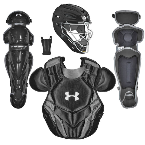 Arreos Equipo Catcher Beisbol Under Armour Victory Series 4 Negro Juvenil - (12 - 16 años)