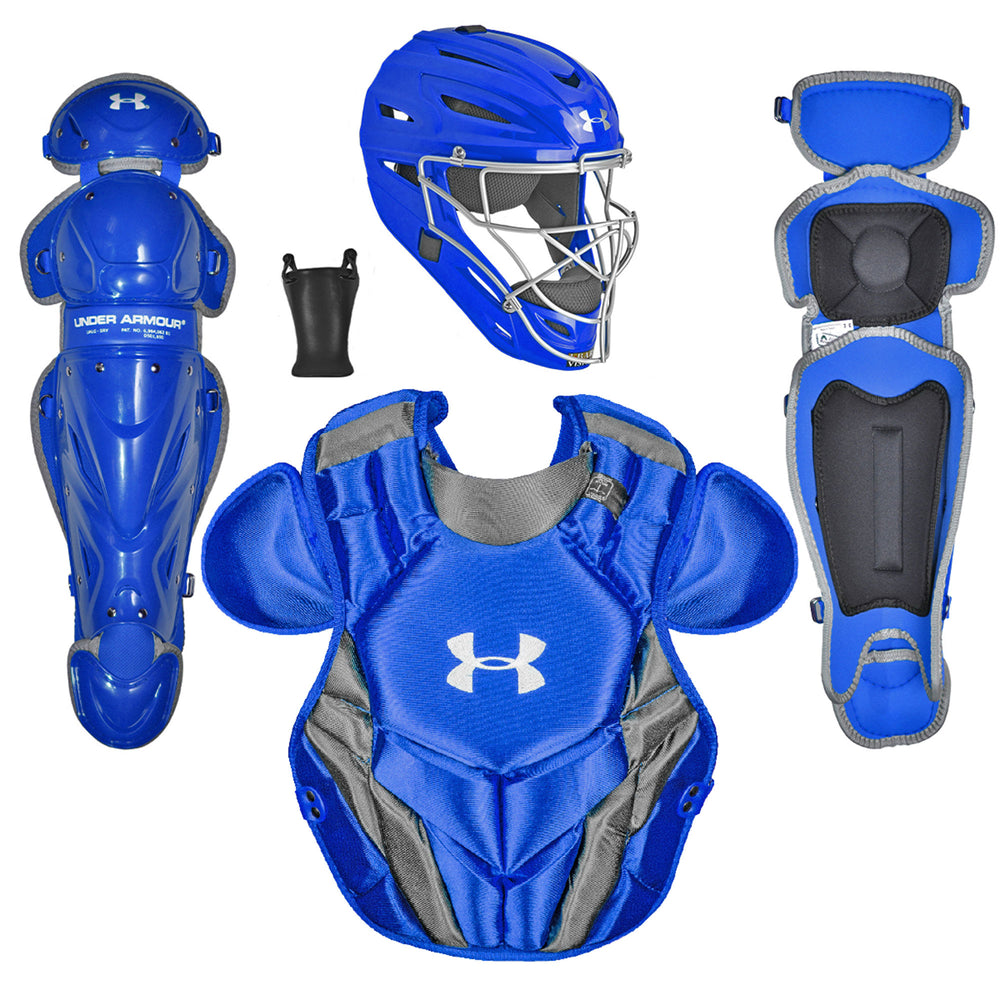 Arreos Equipo Catcher Beisbol Under Armour Victory Series 4 Azul Infantil (7 - 9 años)