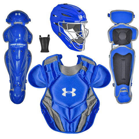 Arreos Equipo Catcher Beisbol Under Armour Victory Series 4 Azul Infantil (7 - 9 años)