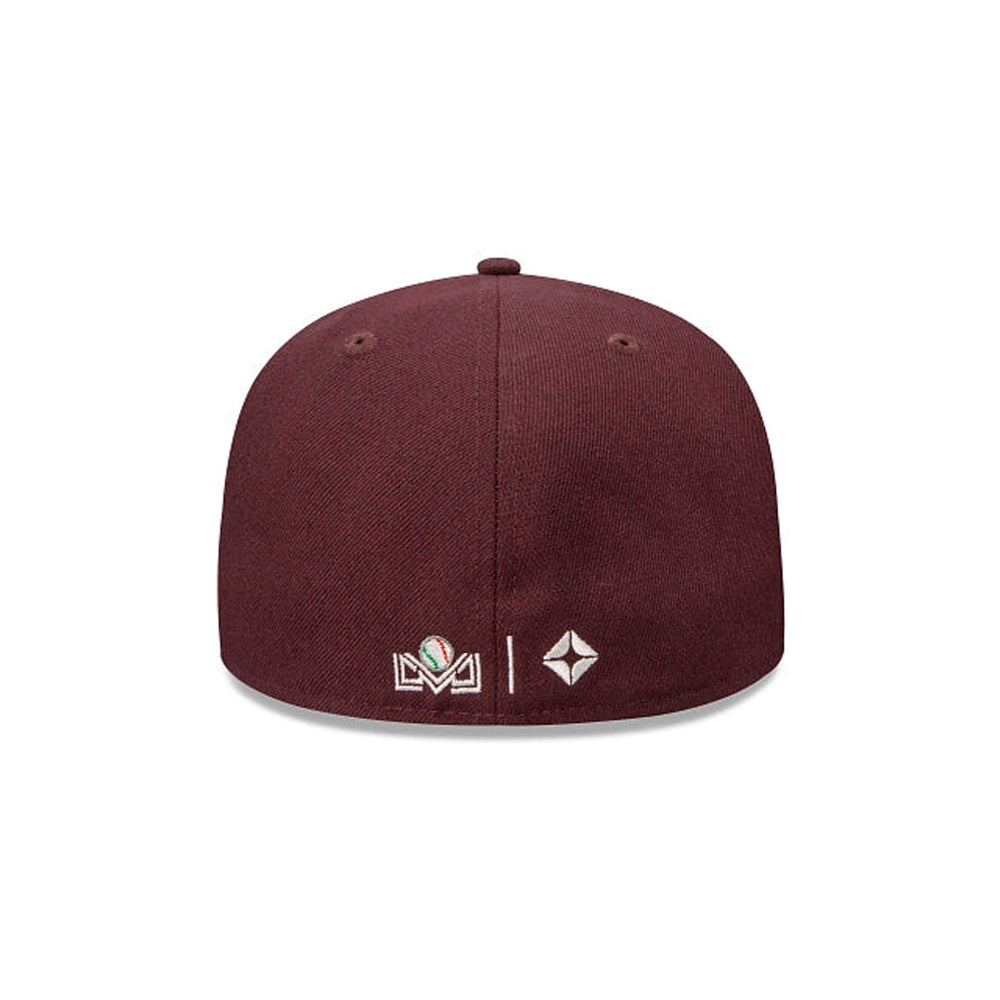 Gorra Beisbol Softbol New Era Tomateros 59Fifty Vino Blanco