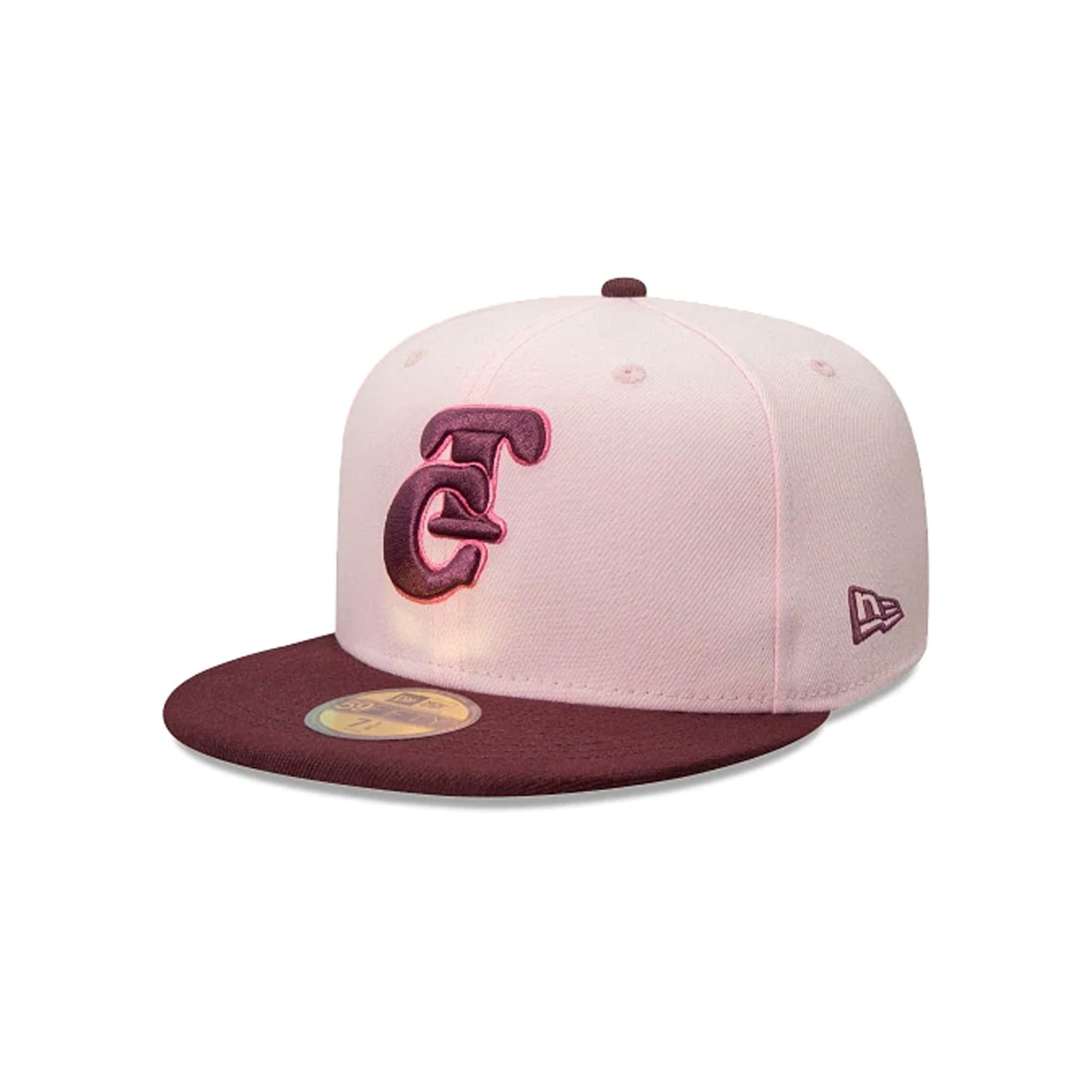 Gorra Beisbol Softbol New Era Tomateros 59Fifty Rosa Vino