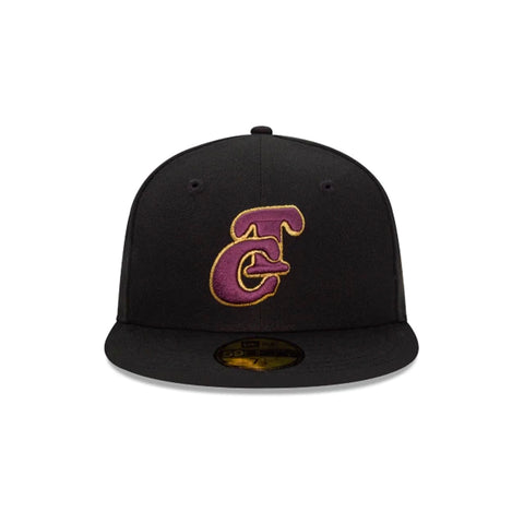 Gorra Beisbol Softbol New Era Tomateros 59Fifty Negro Vino