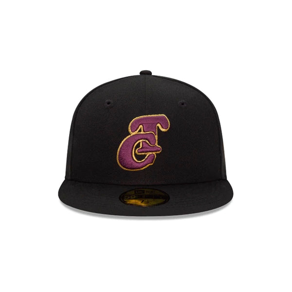 Gorra Beisbol Softbol New Era Tomateros 59Fifty Negro Vino