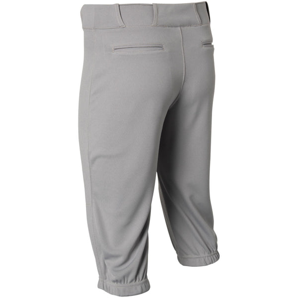 Pantalón Beisbol Softbol Wire2Wire Gris Corto Adulto
