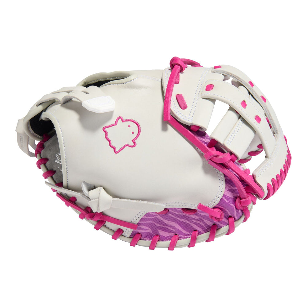 Mascota catcher softbol Easton Ghost NX GNXFP234W 34 in blanco rosa, vista 3