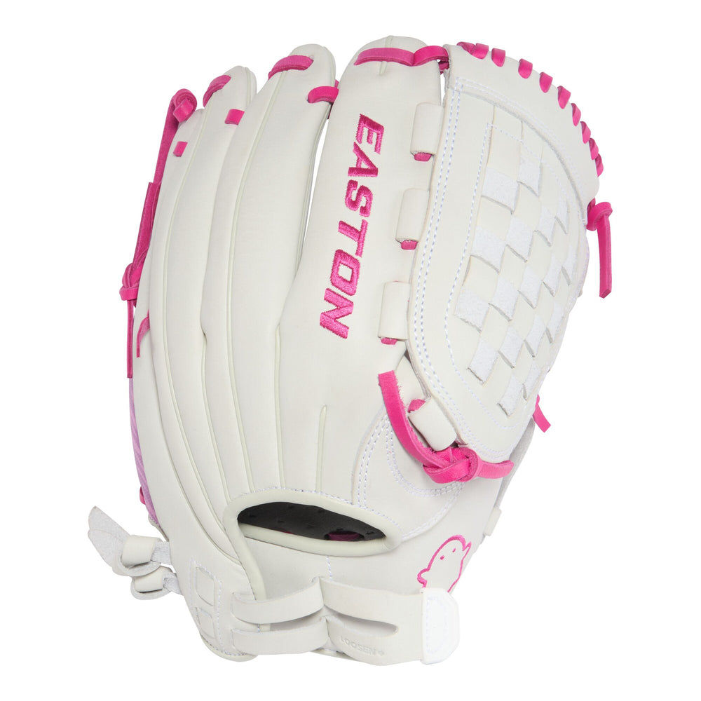 Guante softbol Easton Ghost NX GNXFP125W 12.5 in blanco rosa, vista 2