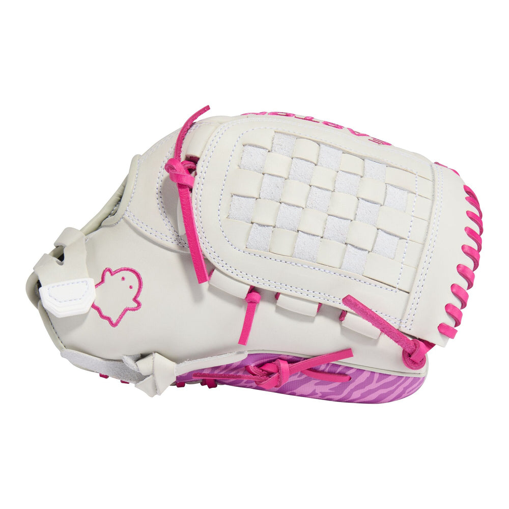 Guante softbol Easton Ghost NX GNXFP125W 12.5 in blanco rosa, vista 3