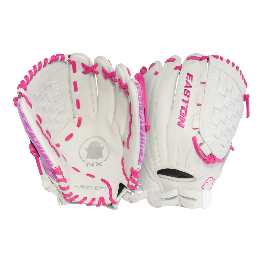 Guante softbol Easton Ghost NX GNXFP125W 12.5 in blanco rosa, vista 5