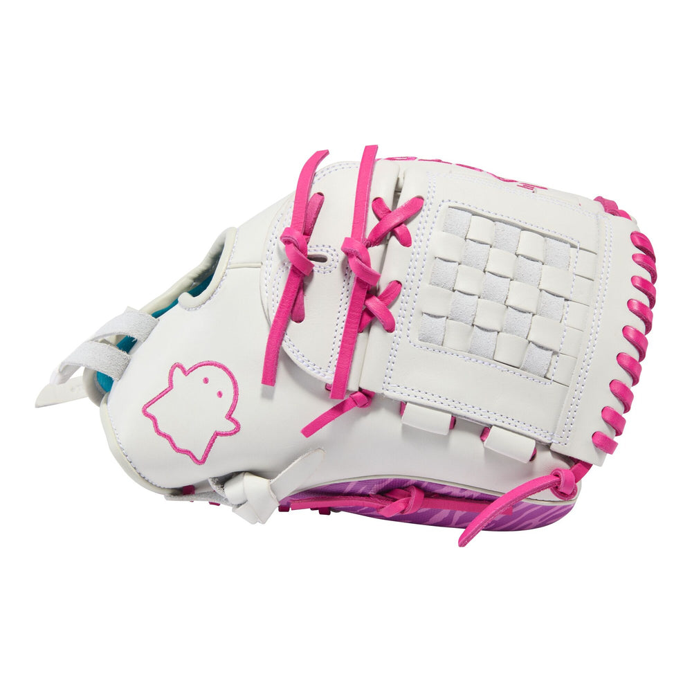 Guante softbol Easton Ghost NX GNXFP12W 12 in blanco rosa, vista 3