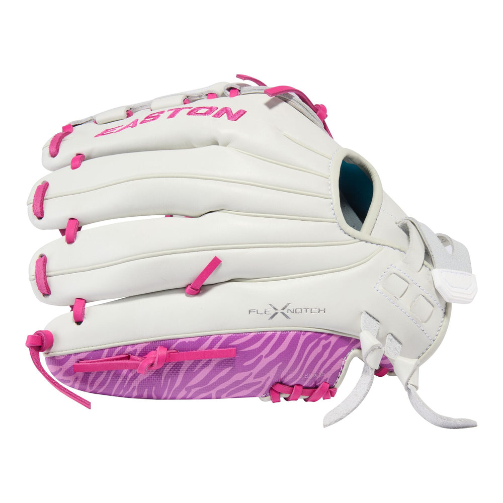 Guante softbol Easton Ghost NX GNXFP12W 12 in blanco rosa, vista 4