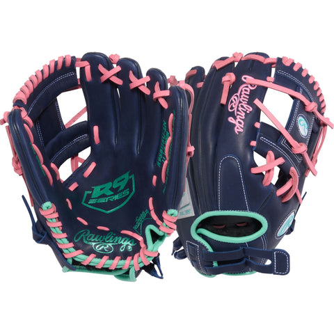 Guante softbol Rawlings R9 R9SB115U-2N palma y dorso