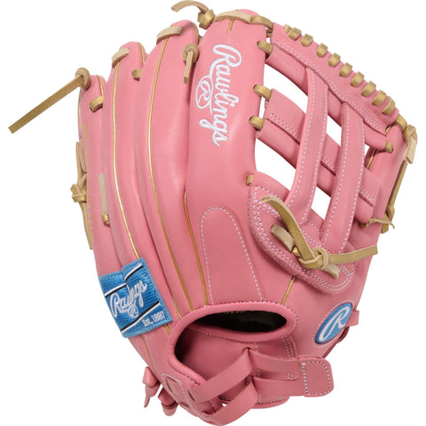 Guante softbol Rawlings R9 R9SB120U-6P 12 in dorso