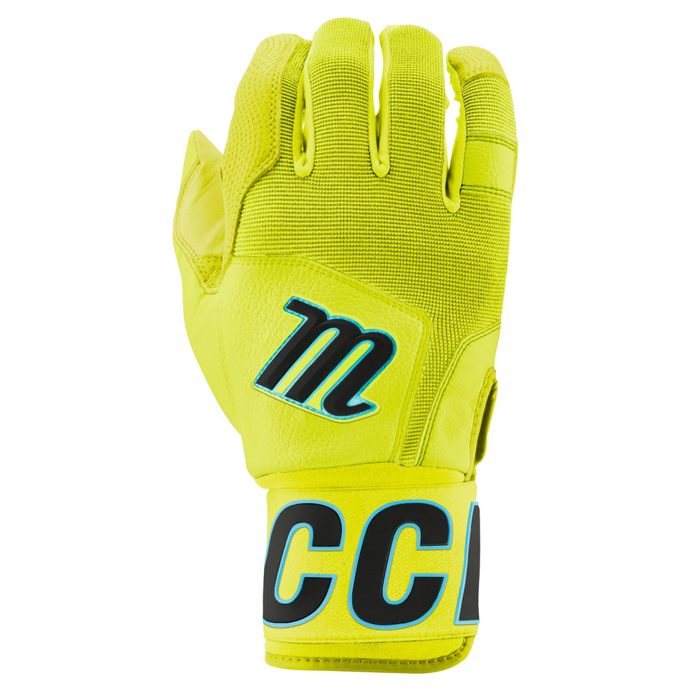 Guanteletas Beisbol Marucci Blacksmith V2 Infantil Amarillo Neón / Negro