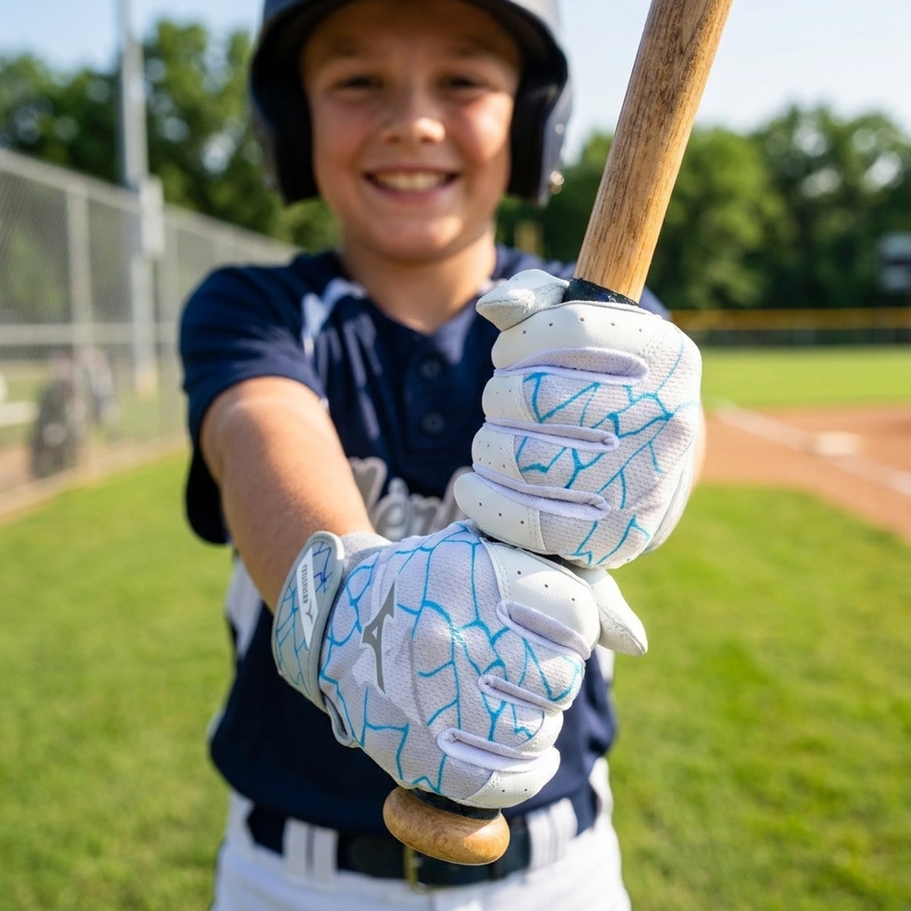 Guanteletas Beisbol Mizuno MVP 2026 JUVENIL en uso