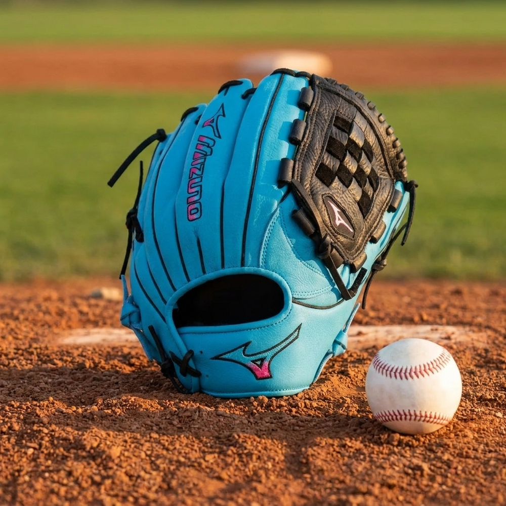 Guante Beisbol Mizuno Franchise GFN1201B5 12 in Azul Cielo ADULTO - foto de estudio