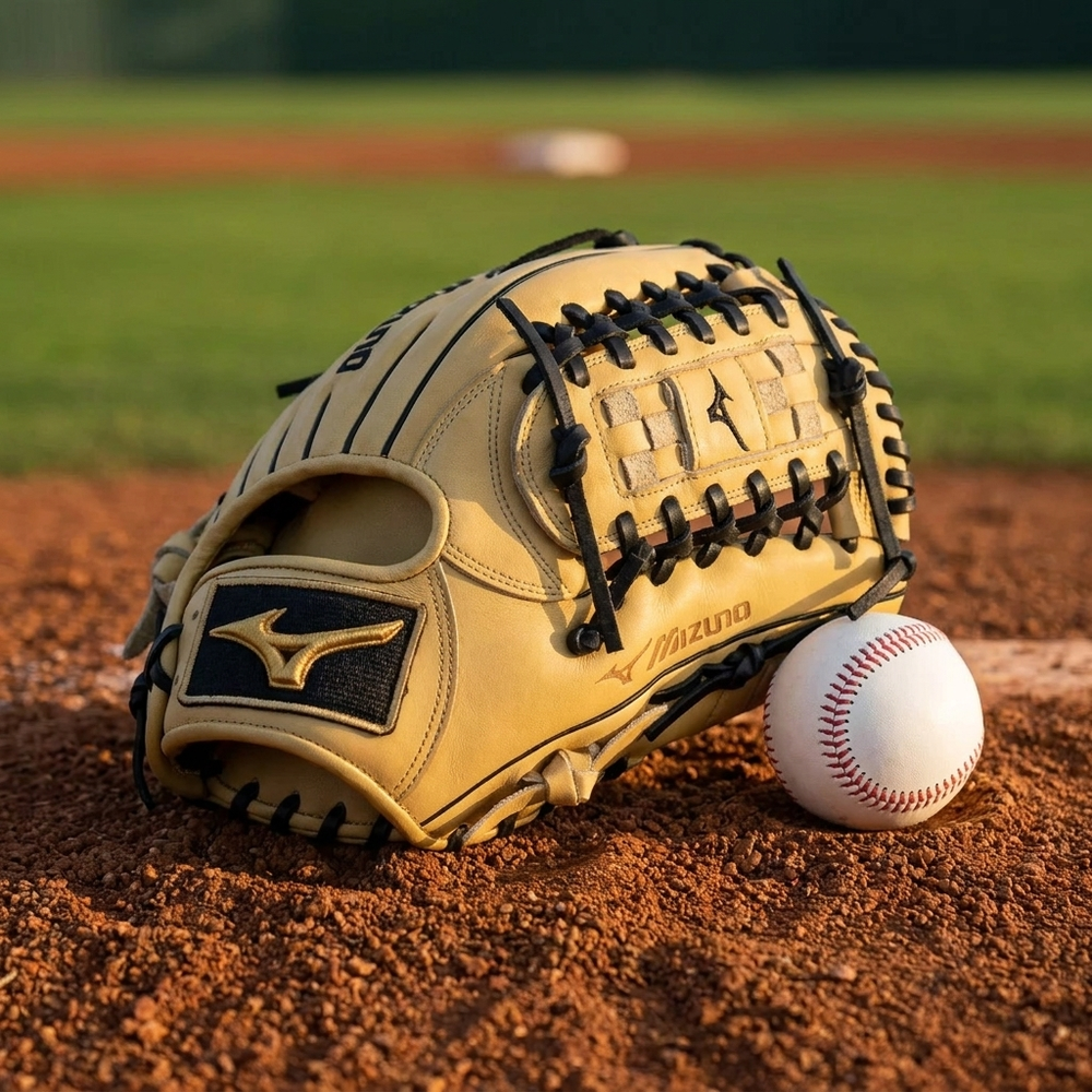Guante Beisbol Mizuno MVP Prime GMVP1200P5 12 in Tan ADULTO - foto de estudio