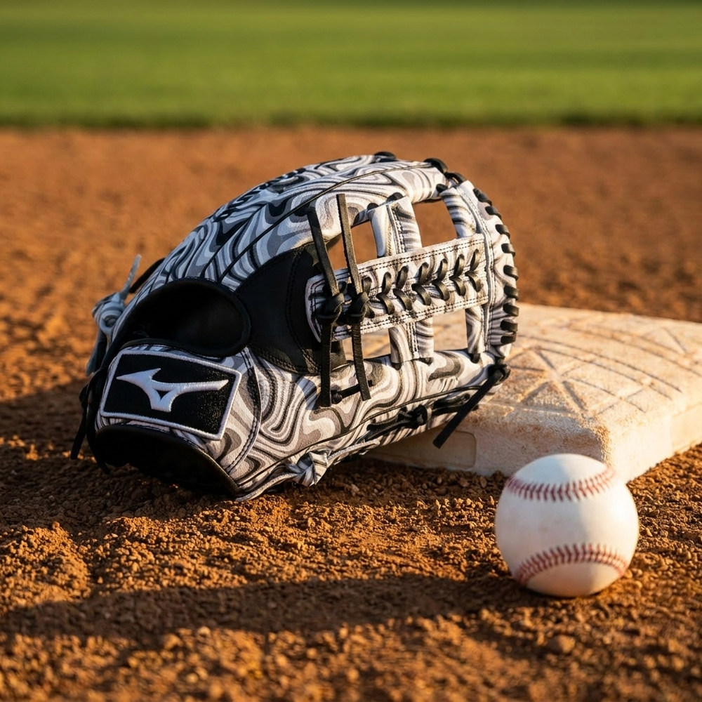 Guante Beisbol Mizuno MVP Prime M-Print GMVP-50MP 11.75 in Oil Slick ADULTO - foto de estudio