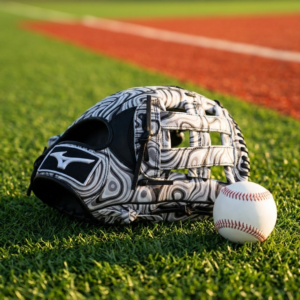 Guante Beisbol Mizuno MVP Prime M-Print GMVP-70MP 12.75 in Oil Slick ADULTO - foto de estudio