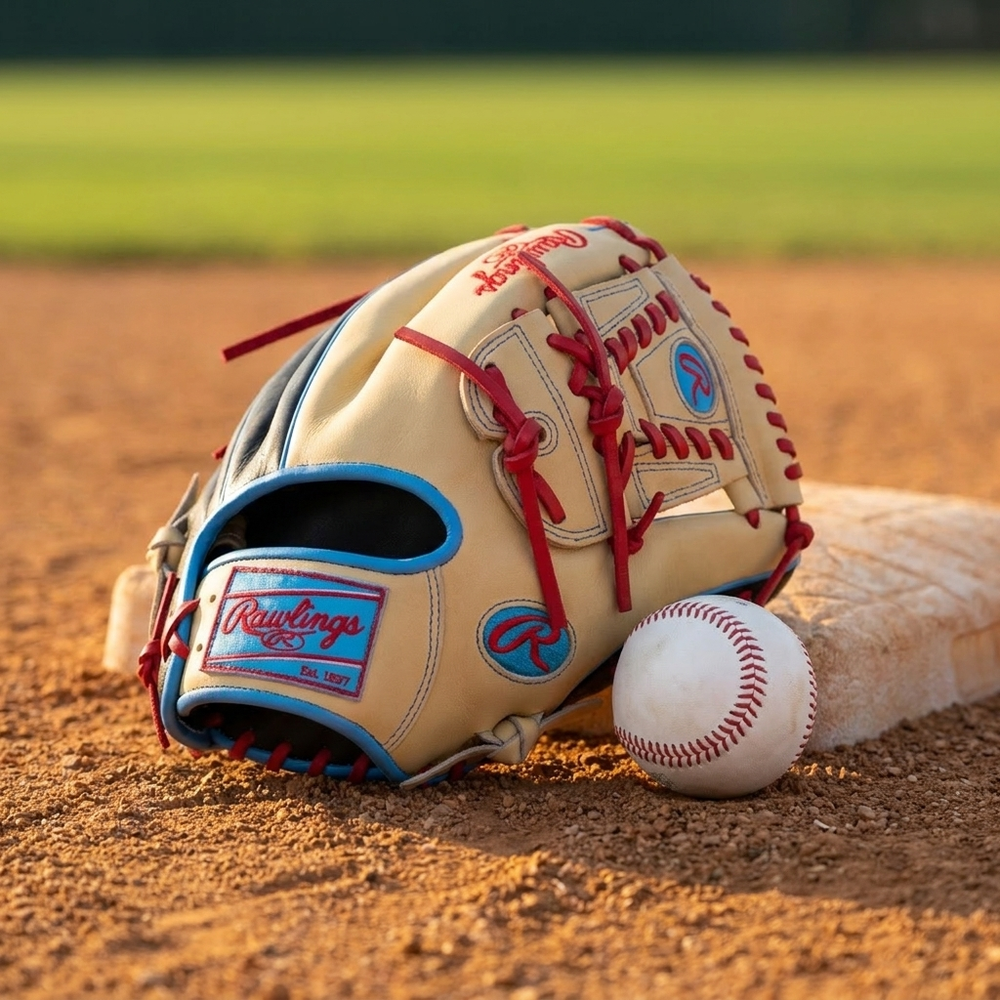 Guante Beisbol Rawlings Heart Of The Hide PROR205-30CBS 11.75 in Lanzador Diestro - foto de estudio