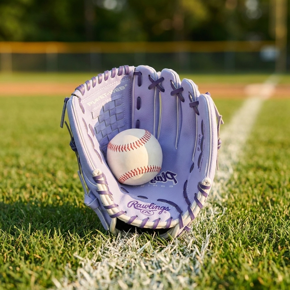 Guante Beisbol Rawlings Player Series PL91PE 9 in Infantil 3 a 5 años Lanzador Zurdo - foto de estudio