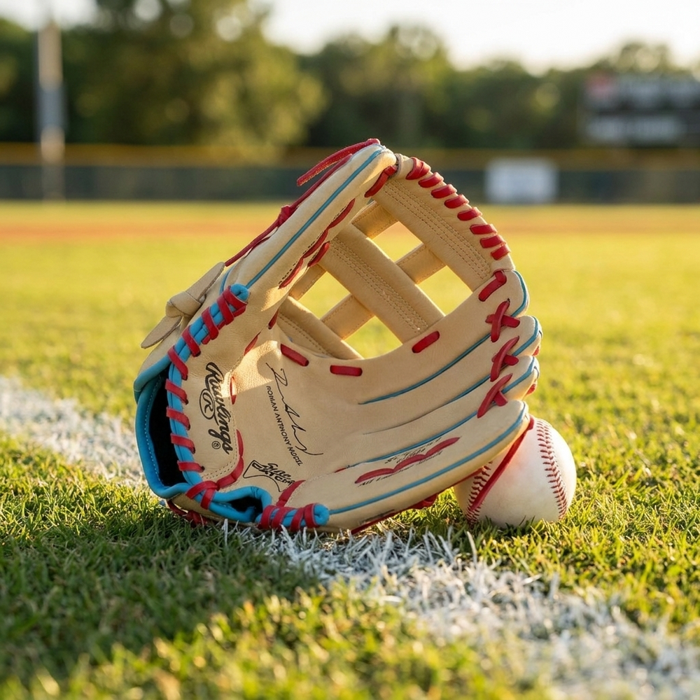 Guante Beisbol Rawlings Sure Catch Roman Anthony SC120RA 12 in Lanzador Diestro - foto de estudio