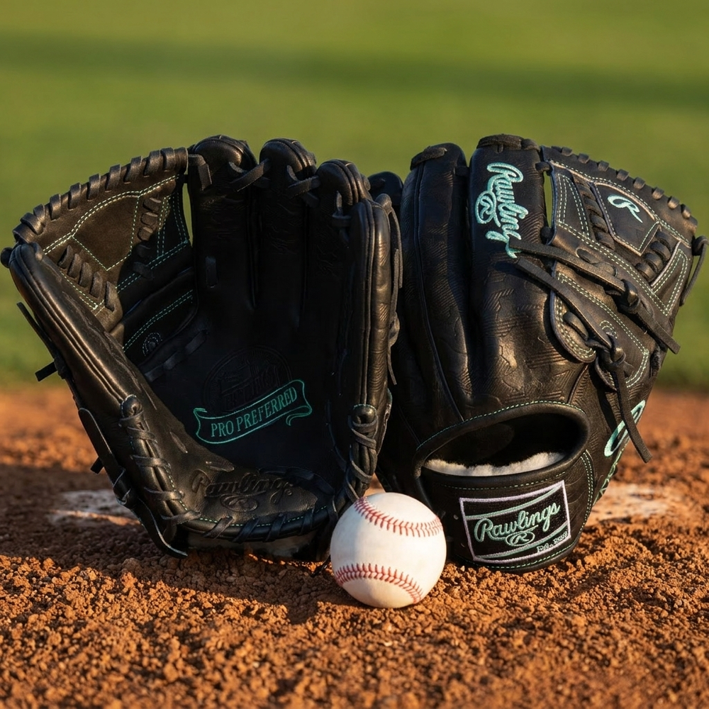 Guante Beisbol Rawlings Pro Preferred Jacob deGrom PROSJD48B 11.75 in Lanzador Diestro - foto de estudio