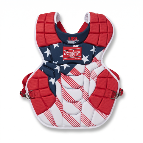 Peto Rawlings Velo 2.0 USA adulto barras y estrellas rojo blanco marino