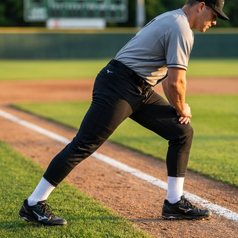 Pantalón Beisbol Mizuno Premier Tapered Tweener Adulto Negro