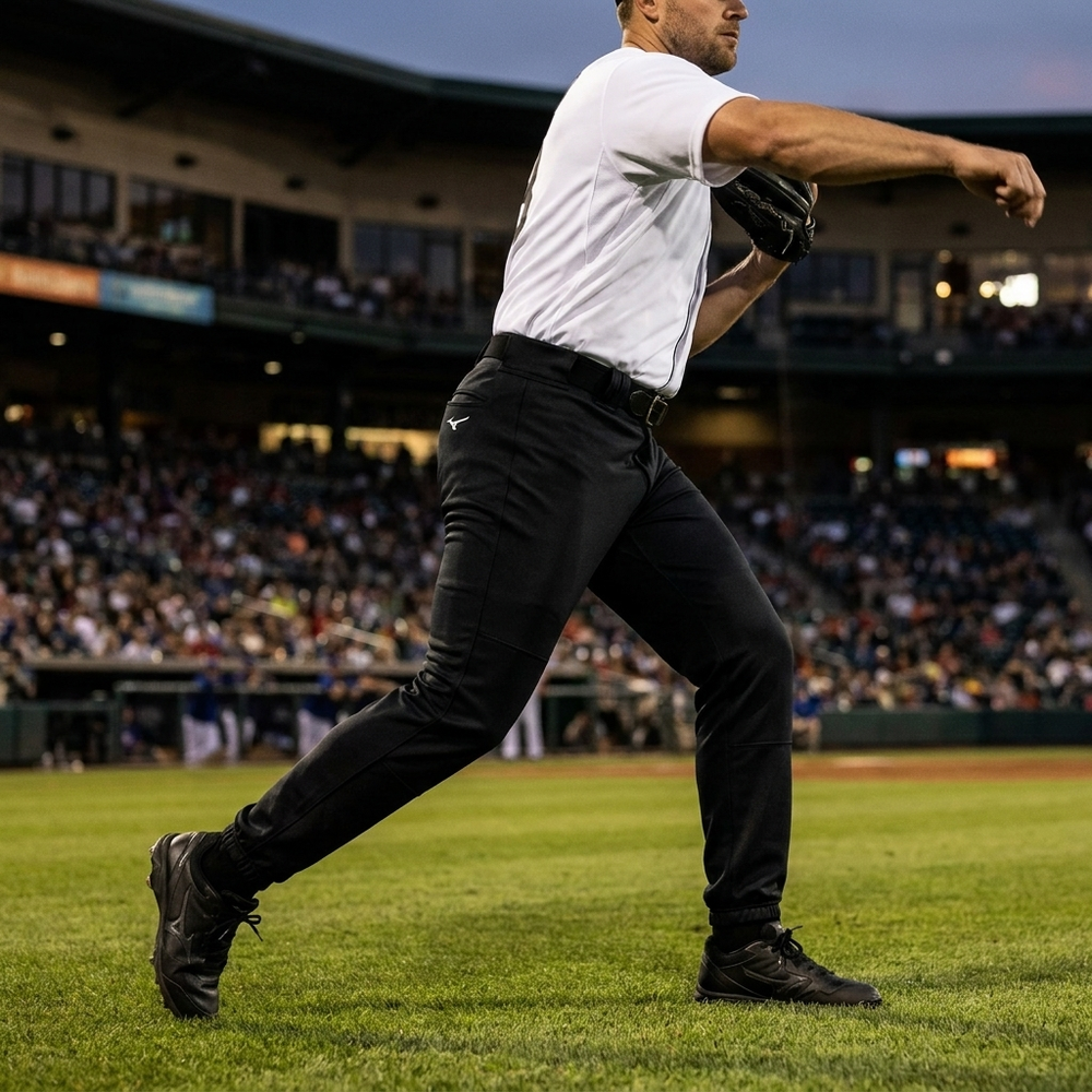 Pantalón Beisbol Mizuno Premier Players Adulto Negro
