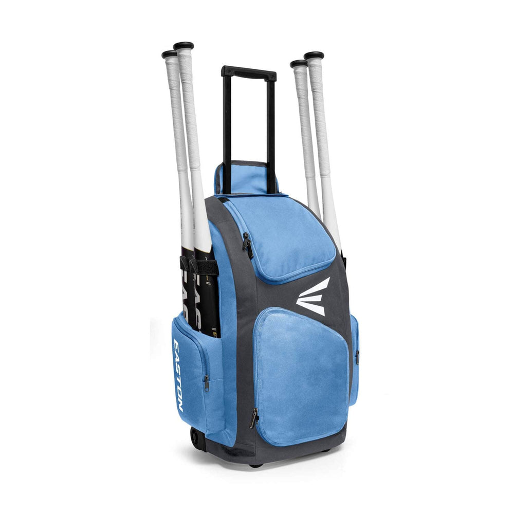 Maleta con ruedas beisbol softbol Easton Traveler celeste