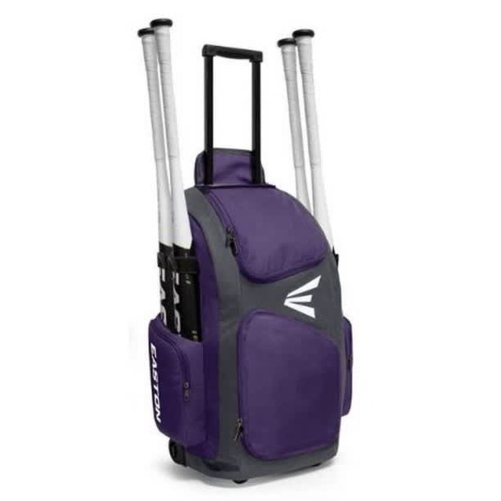 Maleta con ruedas beisbol softbol Easton Traveler morada