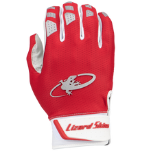 Guanteletas Beisbol Lizard Skinz Komodo V2 Rojo Blanco INFANTIL