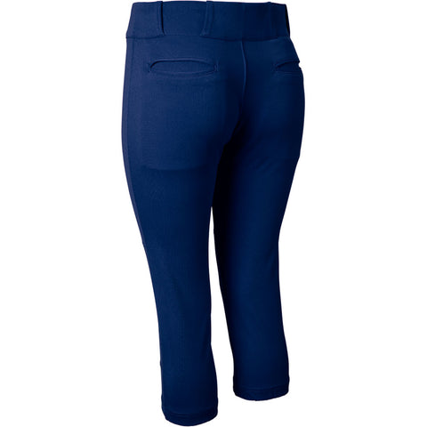 Pantalón Beisbol Softbol Wire2Wire Azul Marino Corto Dama