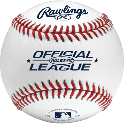 Pelota beisbol entrenamiento Rawlings ROLB2-PC Pro Comp infantil 12U