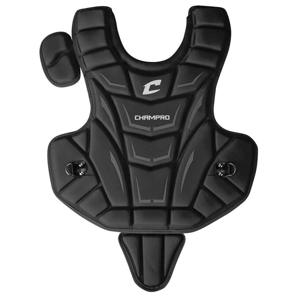 Peto catcher Champro Optimus MVP 15 in negro extendido