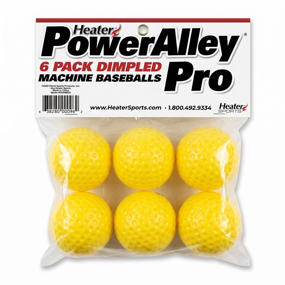 Set 6 Pelotas De Entrenamiento Beisbol Maqina PowerAlley PAPMB29