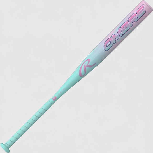 Bat Softbol Rawlings Ombre 2027 en accion