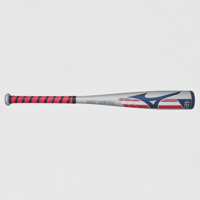 Bat Mizuno Hot Metal T-Ball 2026 en accion