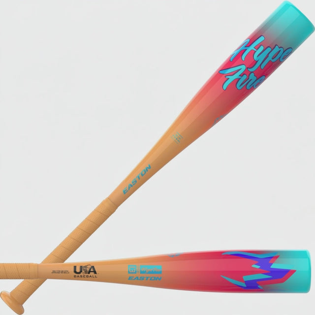Bat Easton Hype Fire 2027 Tee Ball en accion