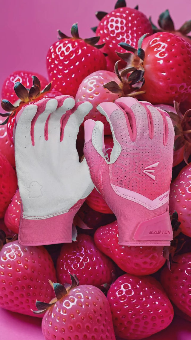 Guanteletas Easton Ghost Ethos Strawberry Glow - Míralo en acción