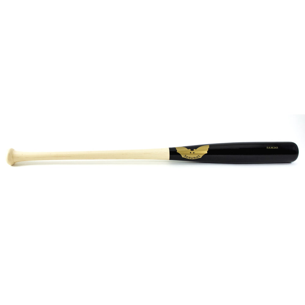 Bat Beisbol Sam Bat Rideau Crusher SAM243 Maple Natural Negro barril