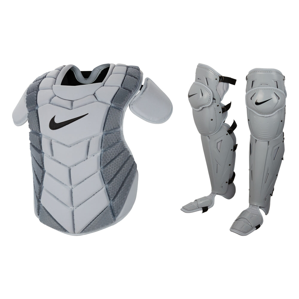 Set Catcher Beisbol Nike Diamond Elite 17 in Gris ADULTO Peto + Espinilleras