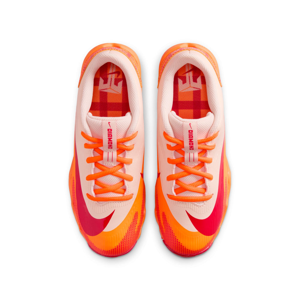 Spikes Nike Diamond Clutch Naranja INFANTIL vista trasera