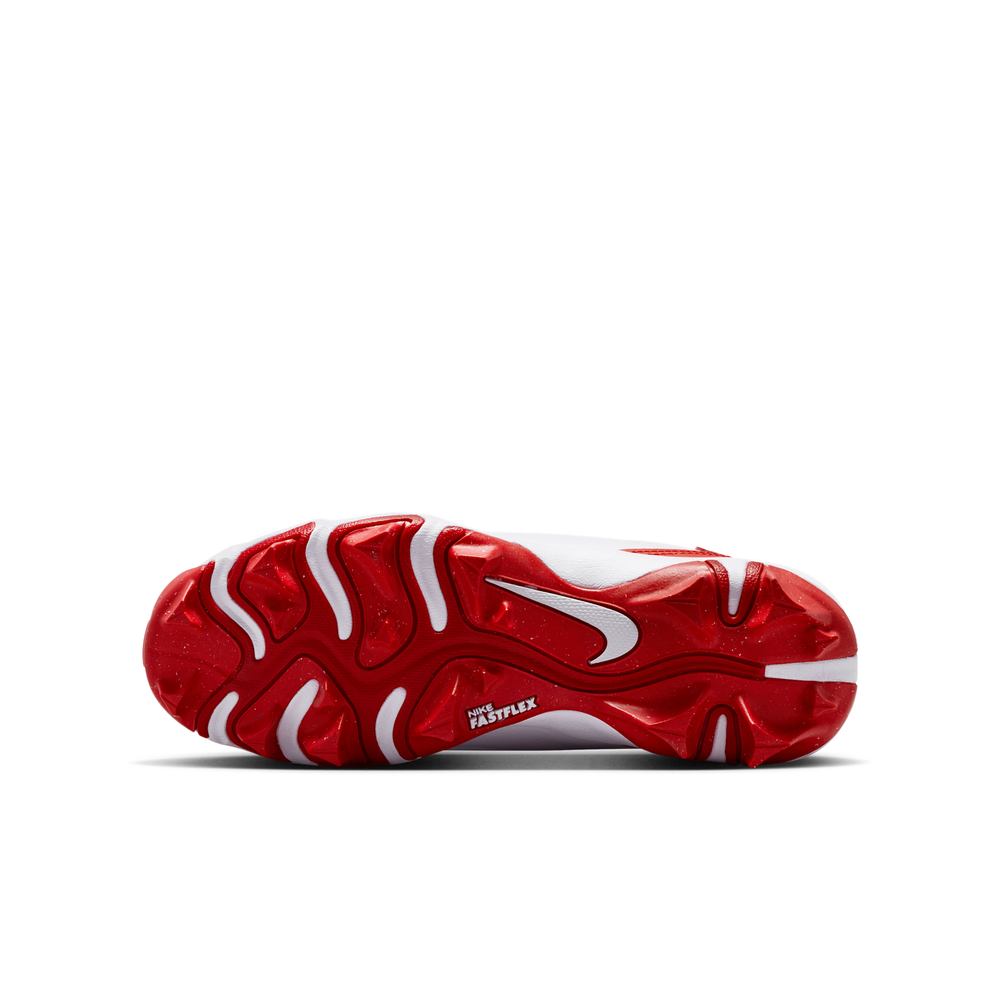 Spikes Beisbol Softbol Nike Diamond Clutch Plastico Blanco Rojo INFANTIL foto 2